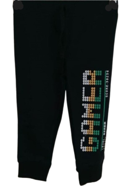 Erkek Çocuk Alt Eşofman Renkli Baskılı Lacivert fırsatları