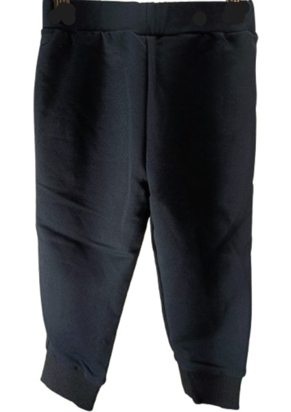 Erkek Çocuk Alt Eşofman Renkli Baskılı Lacivert