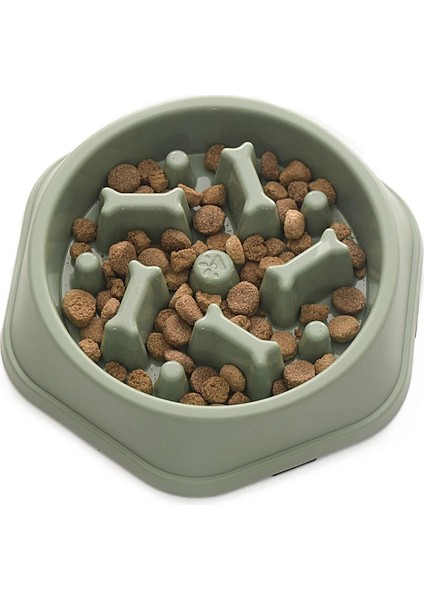 Köpek Yavaş Yemeye Yardımcı Mama Kabı Masego - Slow Eater Gri