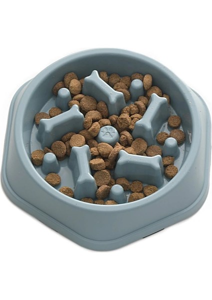 Köpek Yavaş Yemeye Yardımcı Mama Kabı Masego - Slow Eater Mavi