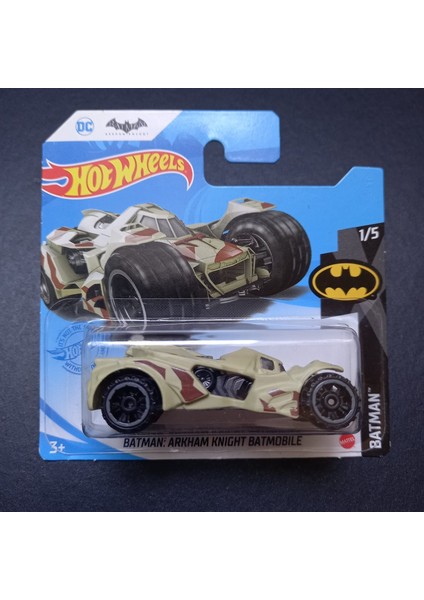 Escoines 39963688E00163A17A Hotwheels 1/64 2021 Batman Arkham Knıght Batmobıle 1/5