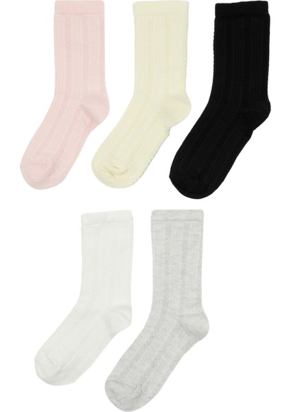 JAKAR 5 LI SKT-G 5FX Pembe Kız Çocuk Soket Çorap