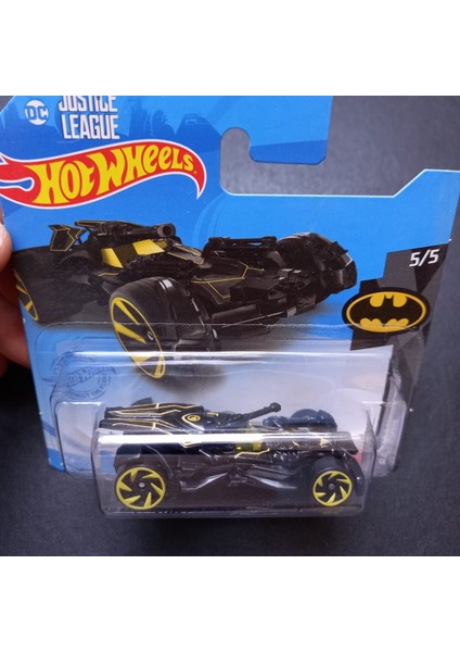 Escoines 39963688E005EAB327 Hotwheels 1/64 2021 Batman Justıce League Batmobıle Treasure Hunt 5/5 modelleri