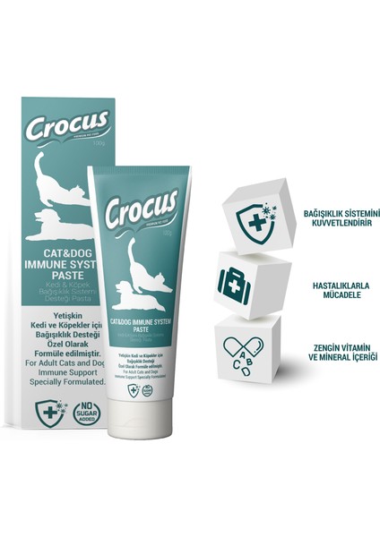Kedi Köpek Immune System Macun 100 Gram x 2 Adet Lzwdr