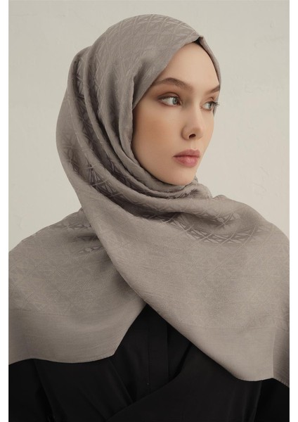 Lyocell Naia Üçgen Monogram Şal 5 - 20