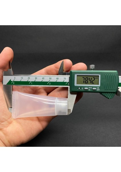 Şeffaf 20ML Tüp, Vidalı Kapak, Merhem ve Lipgloss Seti, 3 Adet modelleri