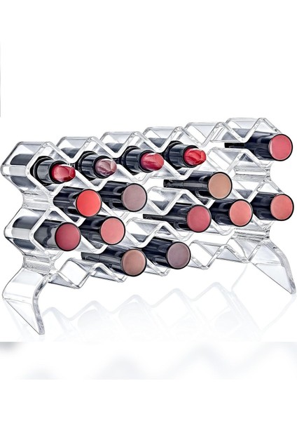 Turuncu 18 Bölmeli Makyaj Organizeri, Ruj ve Oje Saklama Kutusu, KRC-007 fiyatları