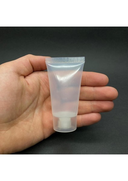Şeffaf Boş Krem ve Lipgloss Tüpleri, 30ML, Vidalı Kapak, 3'lü Paket