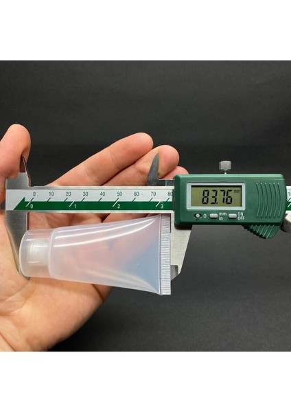 Şeffaf Boş Krem ve Lipgloss Tüpleri, 30ML, Vidalı Kapak, 3'lü Paket modelleri