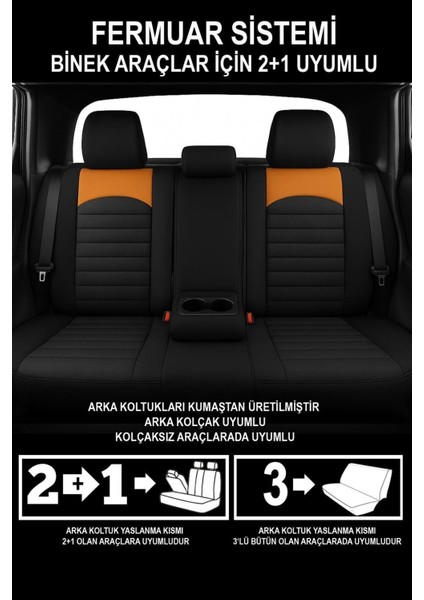Fiat Uno Thor Tay Tüyü Taba Üniversal Oto Koltuk Kılıfı indirimleri