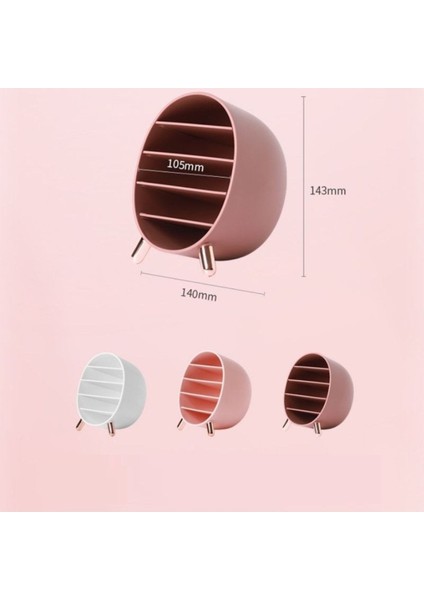 Raflı Bölmeli Masa Üstü Takı ve Cilt Bakım Ürünleri Düzenleyici