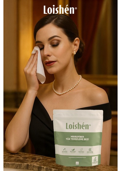 Mikrofiber Yüz Temizleme Bezi - 10 Adet - Ultra Hassas Doku Makyaj Temizleme (Yıka Tekrar Kullan)