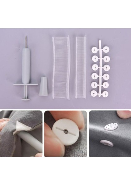 Çok Renkli Nevresim Sabitleme Seti, Rahat ve Şık Uyku Deneyimi Için