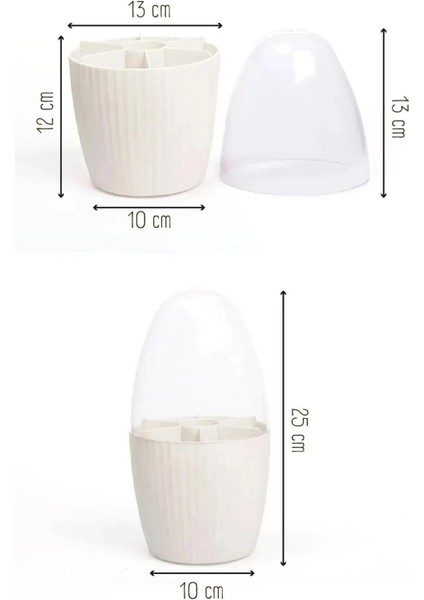 7 Bölmeli Üçgen Makyaj Düzenleyici Seti, Masaüstü Organizer, Pembe fırsatları