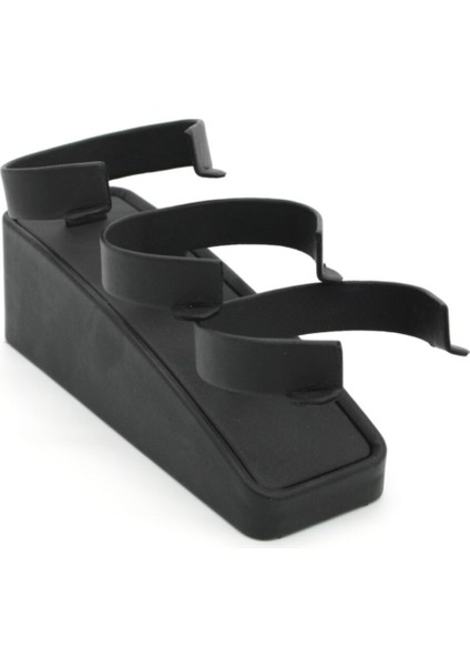 3'lü Kelepçelik Takı Vitrini, Siyah, Şık ve Kullanışlı Aksesuar Organizer