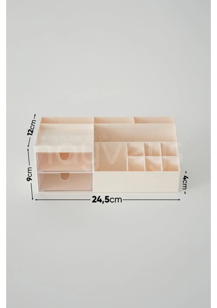 Iki Bölmeli Dolap Içi Çekmece Düzenleyici, Makyaj ve Takı Organizeri fırsatları