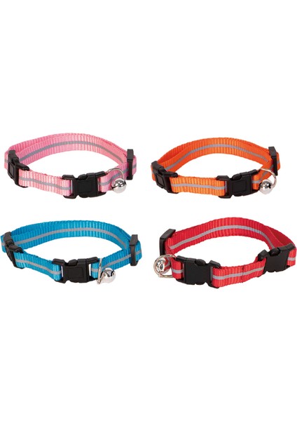 Klipsli Reflektörlü Kedi Tasması 30CM Lzwdr