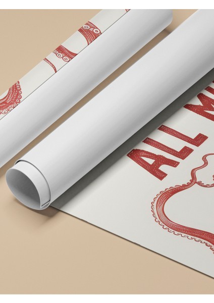 Çerçevesiz Poster, Dans Eden Ahtapot Mizahi Çizim, Genç Odası Dekoru Poster No: 108064 fırsatları