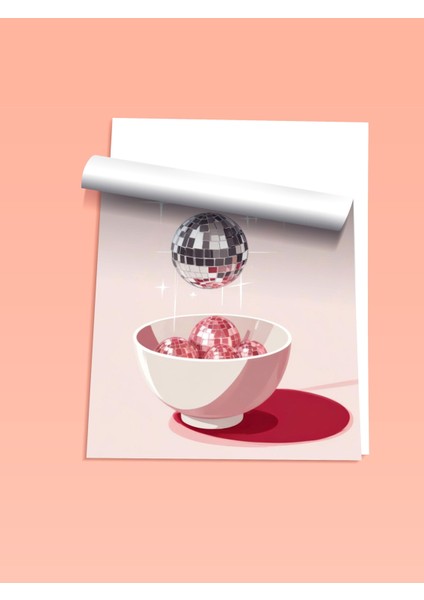 Çerçevesiz Poster, Üçlü Tatlı Kup – Pembe Arka Plan, Mutfak Dekoru Poster No: 109444 fiyatları