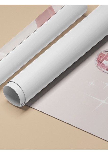 Çerçevesiz Poster, Üçlü Tatlı Kup – Pembe Arka Plan, Mutfak Dekoru Poster No: 109444 fırsatları