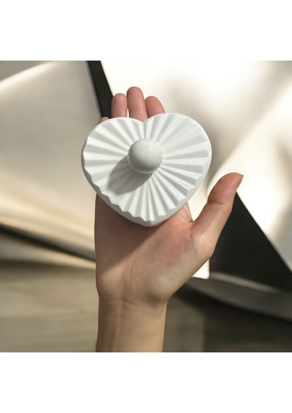 Kalp Şeklinde 5'li Takı Organizer, 8X7X4 Cm, Mücevher ve Aksesuar Saklama Kutusu fiyatları