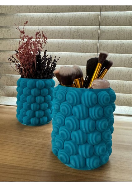 Turkuaz Renkli Balon Düzenleyici, Dekoratif ve Kullanışlı Organizer