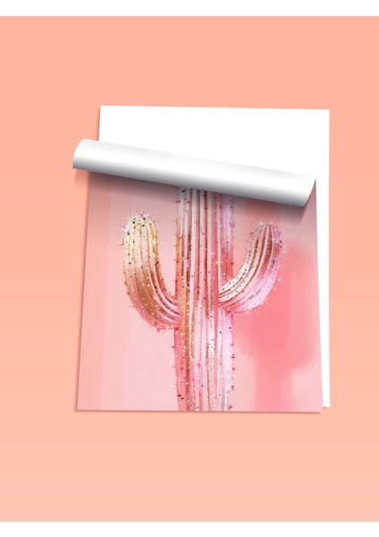 Çerçevesiz Poster, Pembe Çiçek Açan Bitki, Yatak Odası Dekoru Poster No: 109397 fiyatları