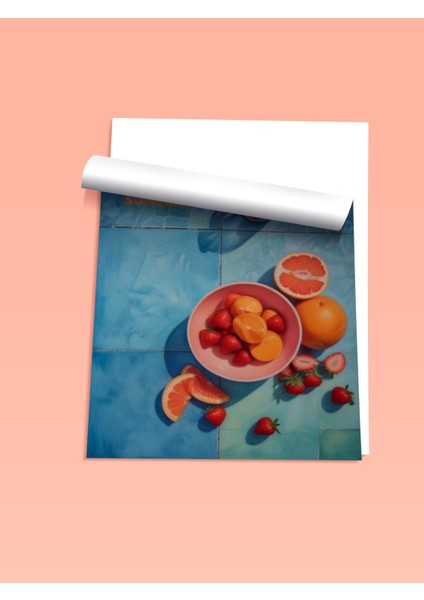 Çerçevesiz Poster, Verano Ispanyol Tarzı Portakal Reklamı, Mutfak Dekoru Poster No: 109592 fiyatları