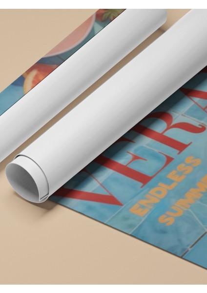 Çerçevesiz Poster, Verano Ispanyol Tarzı Portakal Reklamı, Mutfak Dekoru Poster No: 109592 fırsatları