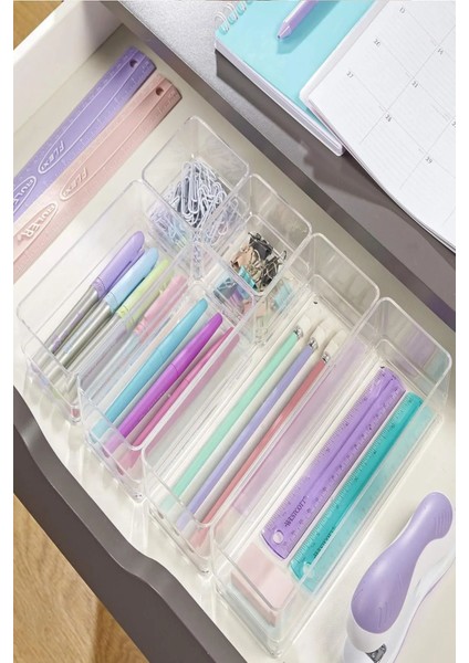 12 Parça Çok Amaçlı Düzenleyici Kutu Beyaz, Organizatör ve Hobi Malzemesi Seti fırsatları