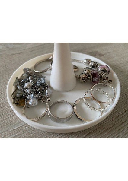 Beyaz Renkli Takı Düzenleyici, Şık ve Kullanışlı Takı Stendi fırsatları