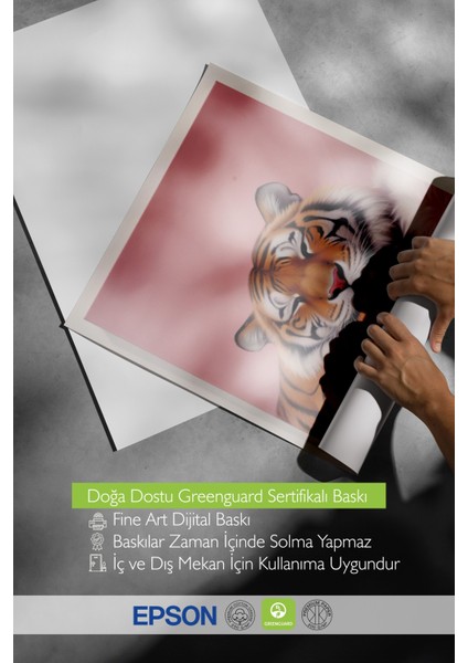 Çerçevesiz Poster, Turuncu Arka Planlı Kaplan Mizahi Stil, Genç Odası Dekoru Poster No: 109616 indirimleri