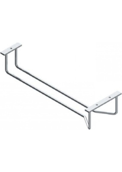 Kadeh Askısı (1 Bölmeli)-Krom