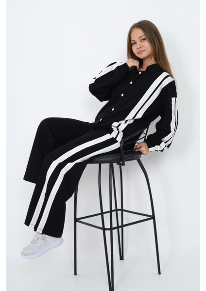 Kız Çocuk %100 Pamuk Çıt Çıt Kapamalı Uzun Kol Alt&üst Eşofman TAKIMI-EŞT-0019 fiyatları