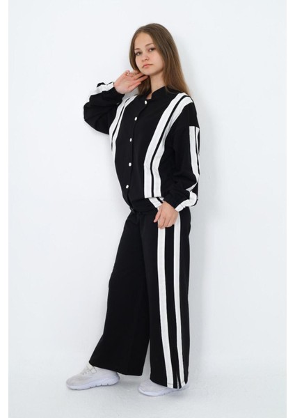 Kız Çocuk %100 Pamuk Çıt Çıt Kapamalı Uzun Kol Alt&üst Eşofman TAKIMI-EŞT-0019 modelleri