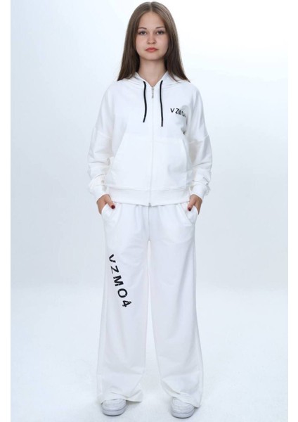 Kız Çocuk %100 Pamuk Kapüşonlu Fermuarlı 2 Iplik Alt&üst Eşofman TAKIMI-309-EŞT-0002 modelleri