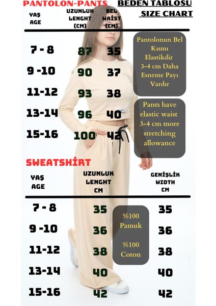 Kız Çocuk Pamuk Croplu Uzun Kol Alt-Üst TAKIM-EŞT-0028 modelleri