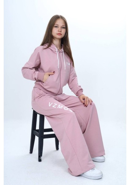 Kız Çocuk %100 Pamuk Kapüşonlu Fermuarlı 2 Iplik Alt&üst Eşofman TAKIMI-309-EŞT-0002 fiyatları