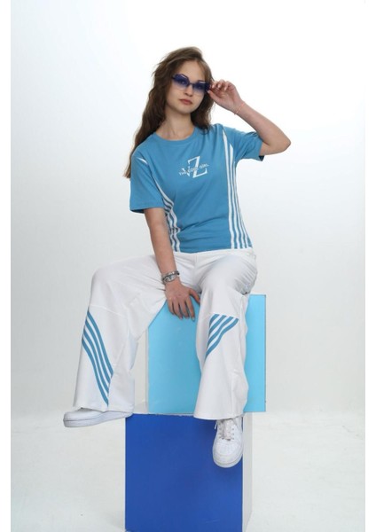 Kız Çocuk Ikili Alt&üst Takım- Pantolon & Kısa Kollu Tişört – %100 PAMUK-EŞT-0030 indirimleri