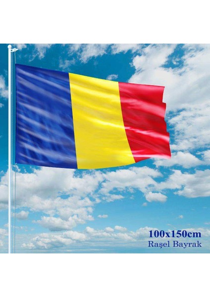 Romanya Bayrağı Raşel Kumaş 100 x 150 cm