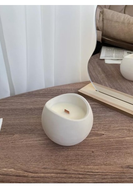 Ahşap Fitilli Soya Mumu - Dekoratif Kavanoz fiyatları