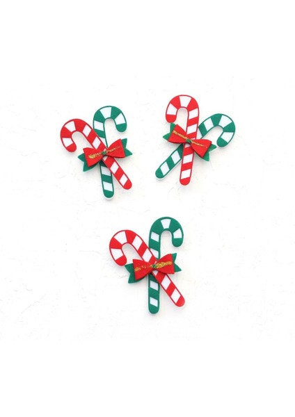 Keçe Süs, Baston Şeker 1 Adet Karışık