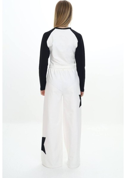 Kız Çocuk %100 Pamuk Uzun Kol Oversize Alt&üst Eşofman TAKIMI-EŞT-0026 fırsatları