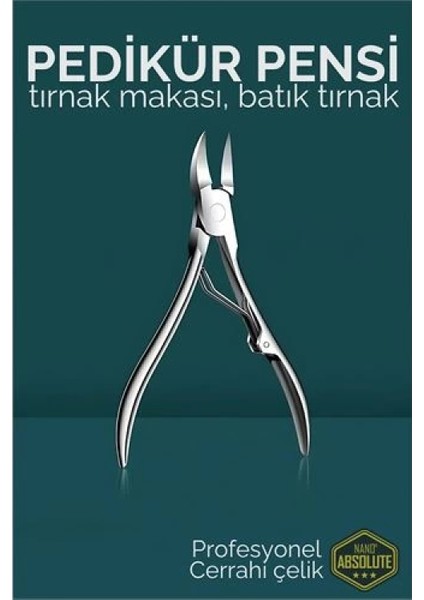 Modacar Pedikür Makası - Tırnak Makası - Batık Tırnak Makası Profesyonel Cerrahi Çelik fiyatları