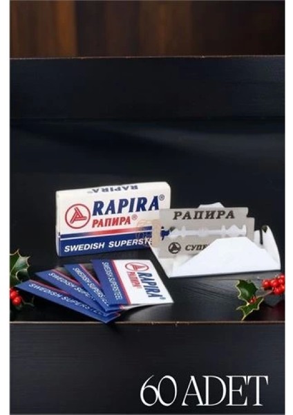 Rapira 60 Adet Yaprak Tıraş Jileti