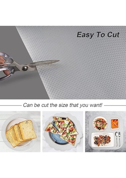 Home 10 m×45 cm Eva Pıtırcık Raf ve Çekmece Örtüsü - Kesilebilir Şeffaf Silikon & Eva Kaymaz Mat, Mutfak Dolabı, Buzdolabı ve Çekmeceler Için Koruyucu, Yıkanabilir Silinebilir modelleri