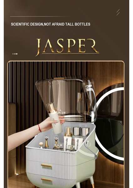 Krem Çekmeceli Makyaj ve Takı Düzenleyici Organizer, Şık ve Pratik Saklama Çözümü fırsatları