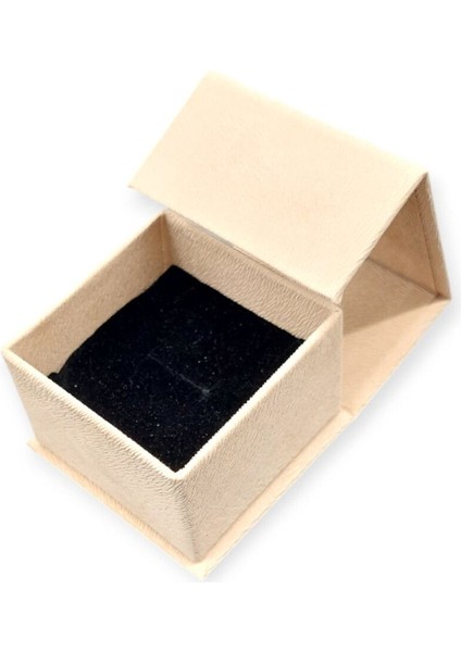 Şık Bej Yüzük Kutusu, Zarif ve Kullanışlı Takı Saklama Çözümü fiyatları