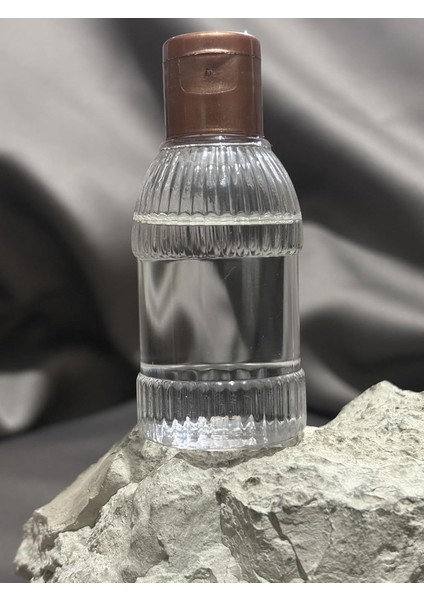 Adet 50 ml Boş Plastik Şişe YM23 Bronz Kapak