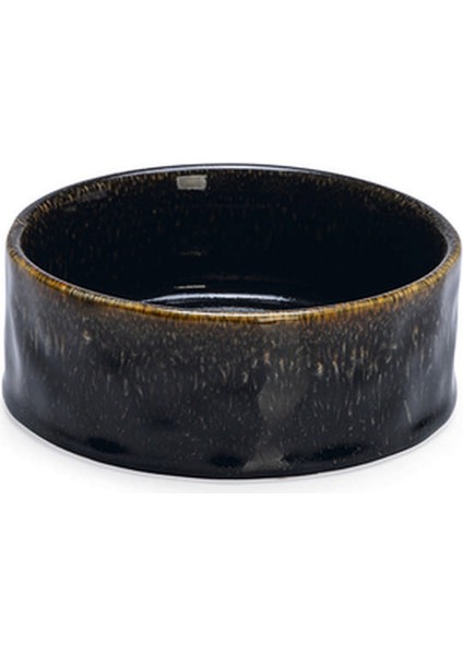 Dbl Köpek Mama Su Kabı, Seramik, Siyah, 13,5cm, 500ML Lzwdr